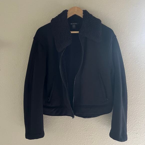 Athleta Westbound Sherpa Jacket in black - Picture 3 of 9